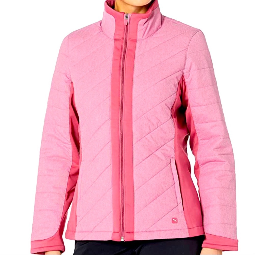 NWT PUMA Golf 2020 Primaloft Jacket Warmcell Rose Wine